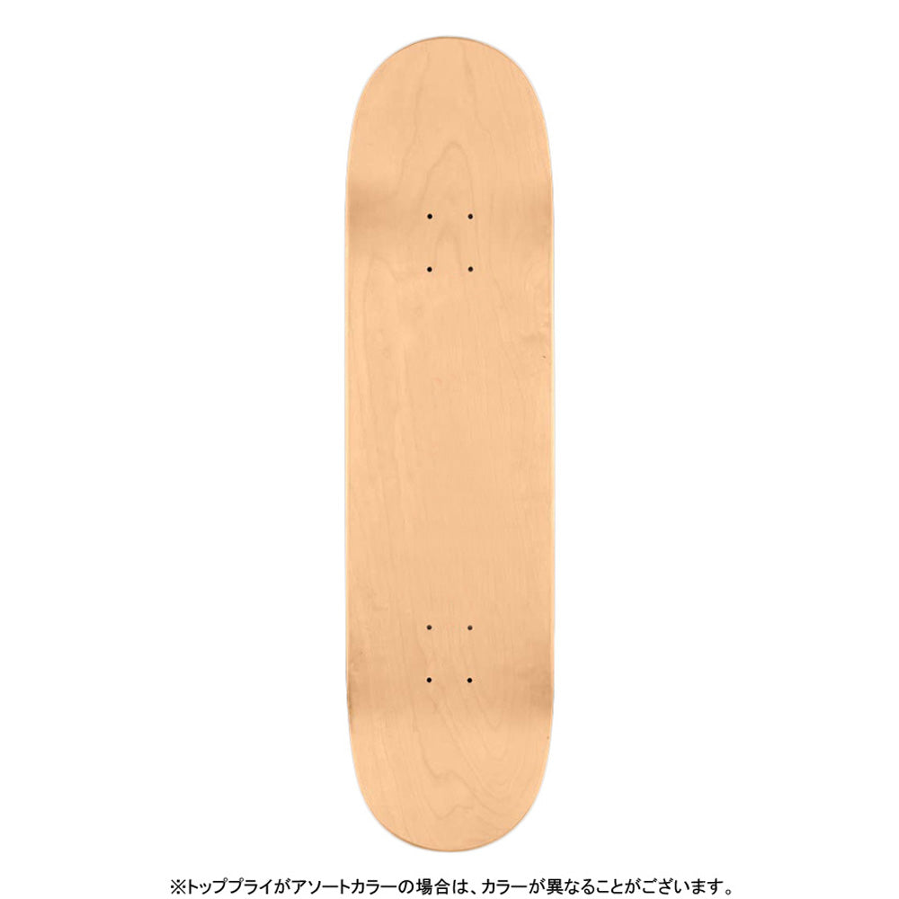 8.25in x 31.95in YOSOZUMI SAMURAI GOLD SKATEBOARD DECK 