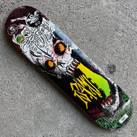 8.0in x 31.45in ISAMU YAMAMOTO SKULL SKATEBOARD DECK SHAPE 242