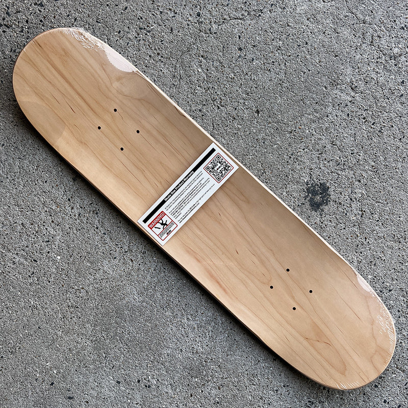 8.0in x 31.45in ISAMU YAMAMOTO SKULL SKATEBOARD DECK SHAPE 242