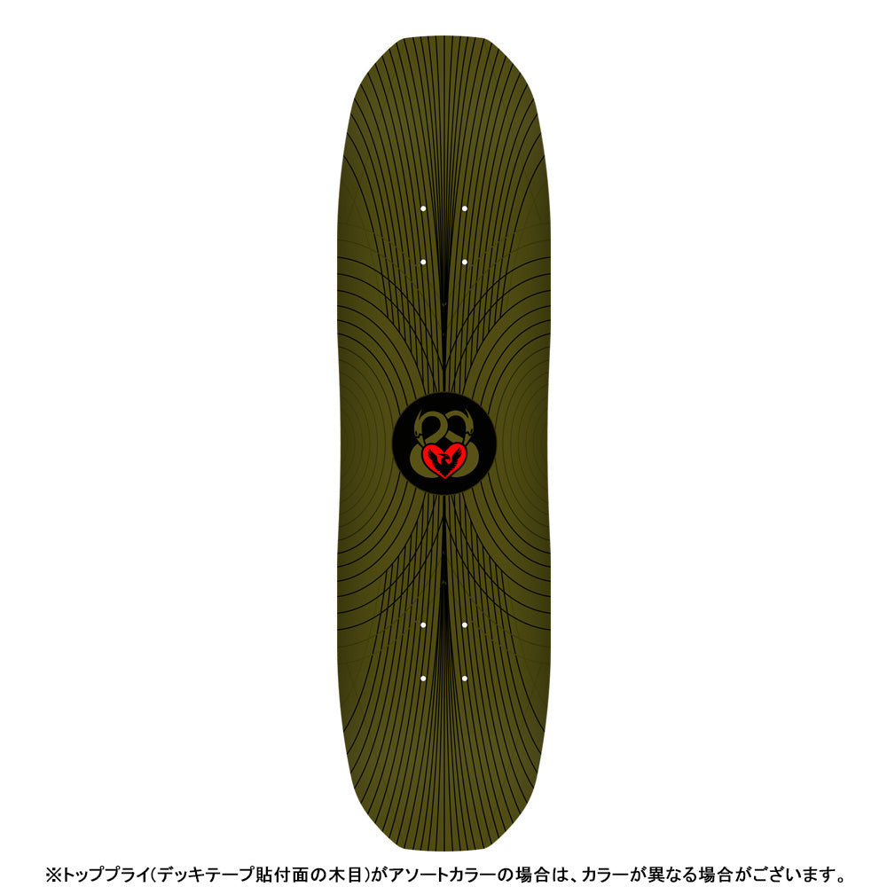 8.4in x 32.03in ANDY ANDERSON HYDRANT 7-PLY MAPLE PRO SKATEBOARD DECK SHAPE 311