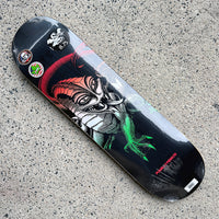 8.75in x 32.95in CAB DRAGON GREEN FADE SKATEBOARD DECK