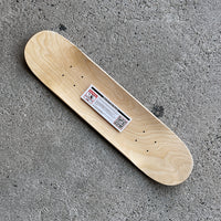 7.0in x 28.0in RIPPER YELLOW/BLUE SKATEBOARD DECK SHAPE 239