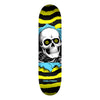 7.0in x 28.0in RIPPER YELLOW/BLUE SKATEBOARD DECK SHAPE 239