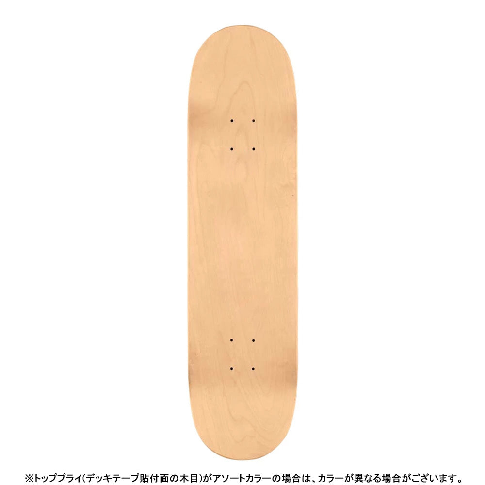 7.0in x 28.0in RIPPER YELLOW/BLUE SKATEBOARD DECK SHAPE 239