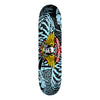 7.0in x 28.0in WINGED RIPPER BLACK/LIGHT BLUE SKATEBOARD DECK SHAPE 239