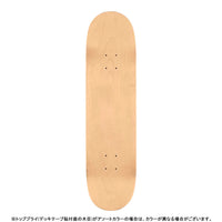 7.0in x 28.0in WINGED RIPPER BLACK/LIGHT BLUE SKATEBOARD DECK SHAPE 239