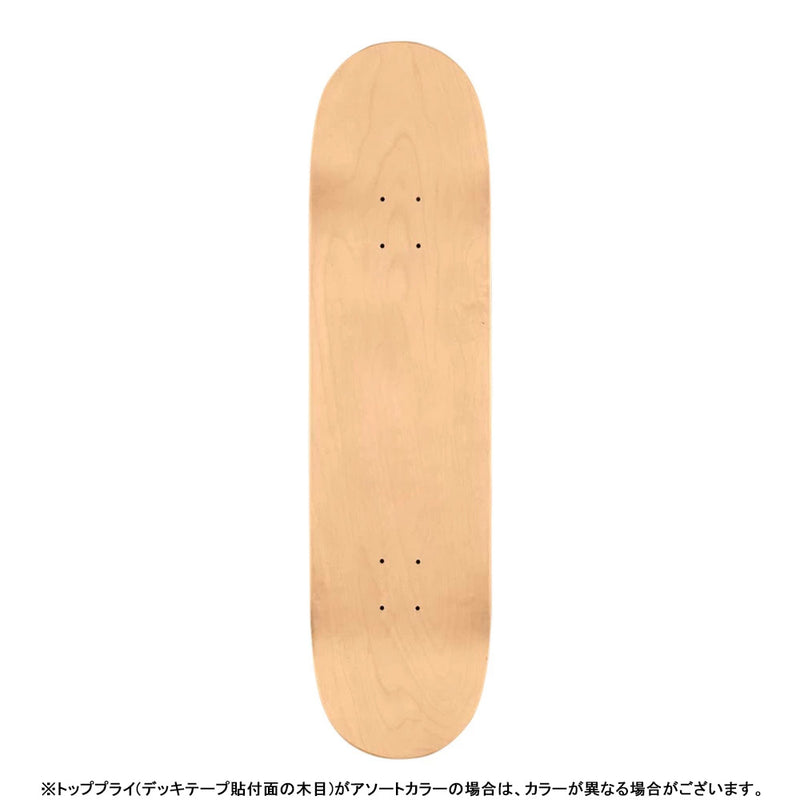 7.0in x 28.0in WINGED RIPPER BLACK/LIGHT BLUE SKATEBOARD DECK SHAPE 239