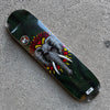 7.5in x 30.7in MIKE VALLELY ELEPHANT GREEN SKATEBOARD DECK SHAPE 255
