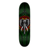 7.5in x 30.7in MIKE VALLELY ELEPHANT GREEN SKATEBOARD DECK SHAPE 255