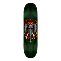 7.5in x 30.7in MIKE VALLELY ELEPHANT GREEN SKATEBOARD DECK SHAPE 255