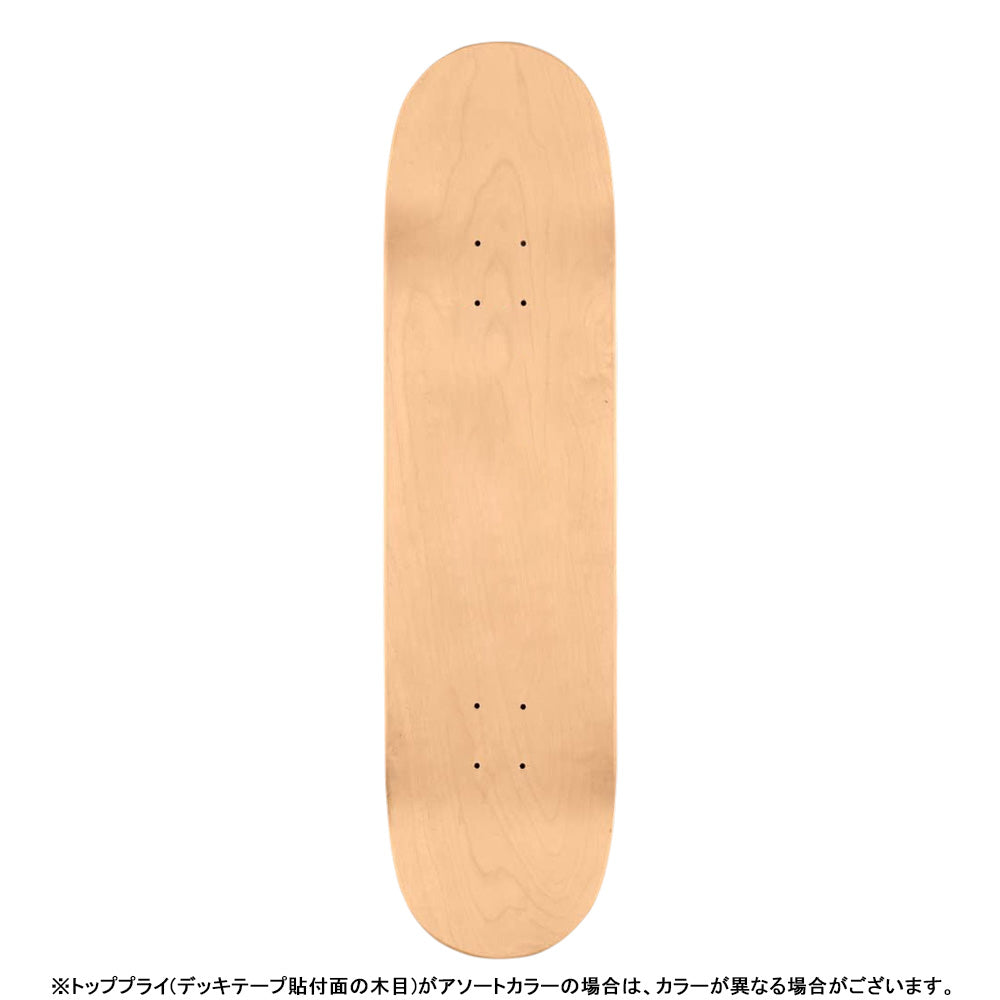 7.75in x 31.08in SKULL&SNAKE WHITE/METALIC GOLD SKATEBOARD DECK SHAPE 291