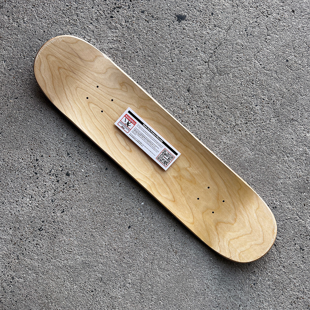 7.75in x 31.08in CAB CHINESE DRAGON ROYAL BLUE SKATEBOARD DECK SHAPE 291