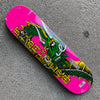 8.25in x 31.95in CAB BAN THIS PINK SKATEBOARD DECK SHAPE 243