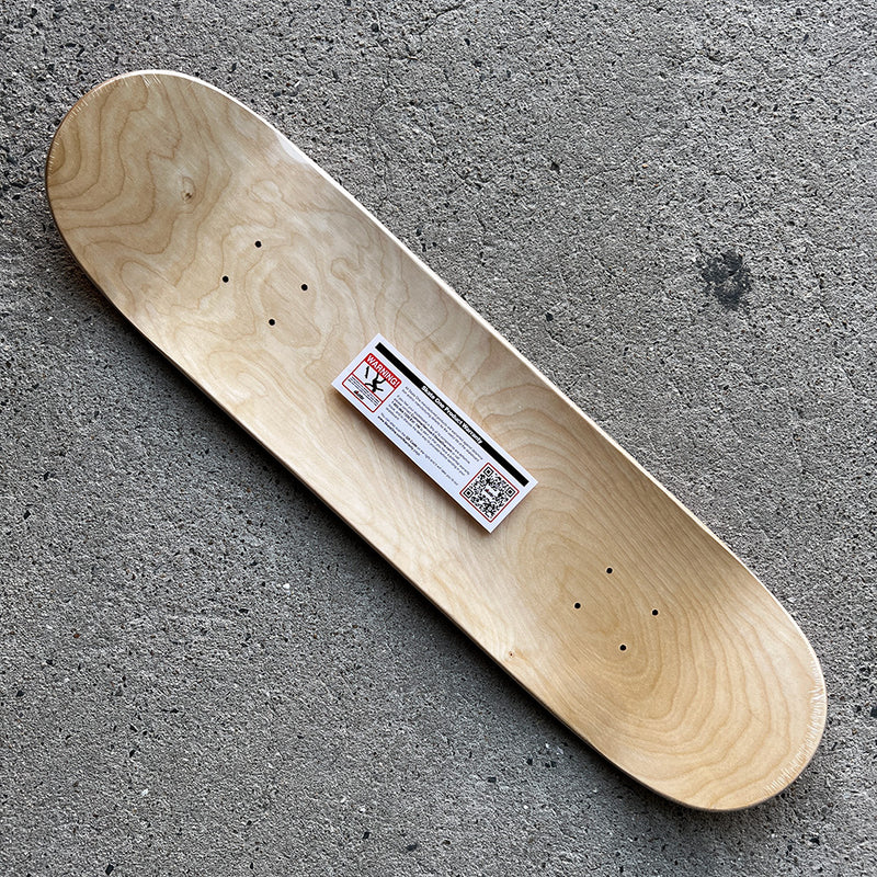 8.25in x 31.95in CAB BAN THIS PINK SKATEBOARD DECK SHAPE 243