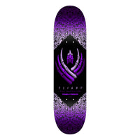 8.5in x 32.08in FLIGHT® BONES PURPLE SKATEBOARD DECK