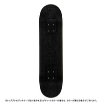 8.13in x 31.58in FLIGHT® SKELTON TEAL FOIL SKATEBOARD DECK SHAPE 242W