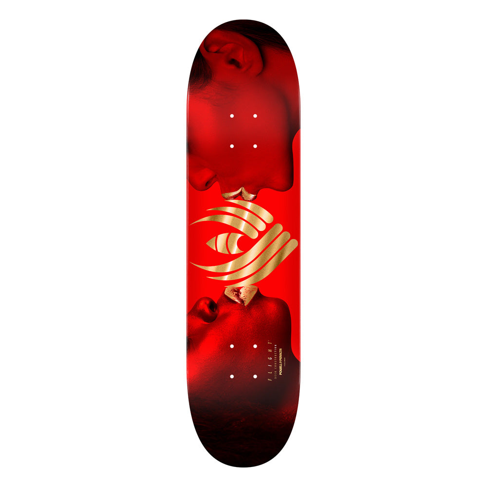 8.0in x 31.45in FLIGHT® KISS RED SKATEBOARD DECK SHAPE 242