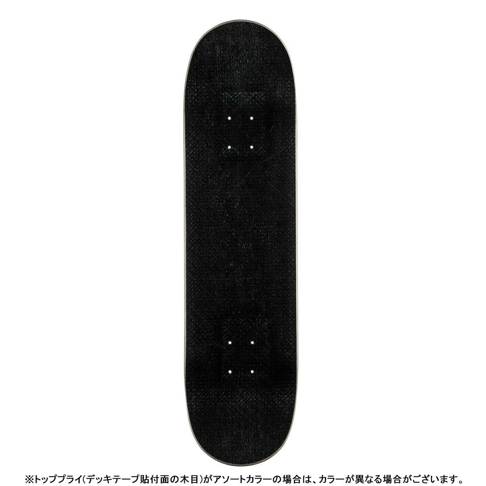 9.0in x 32.45in FLIGHT® SKELTON PURPLE FOIL SKATEBOARD DECK SHAPE 309
