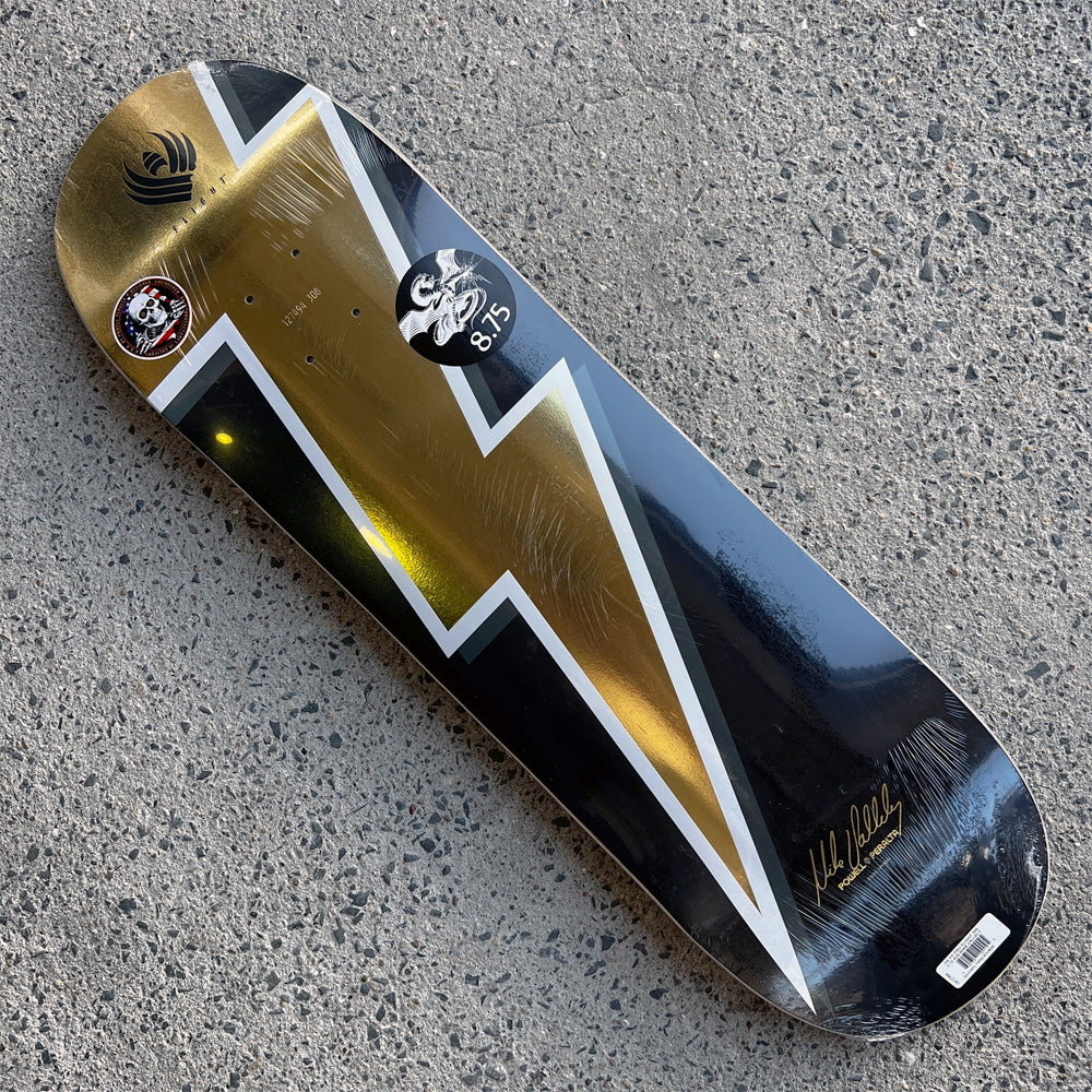 8.75in x 32.33in FLIGHT®VALLELY LTNG BOLT SKATEBOARD DECK SHAPE 308