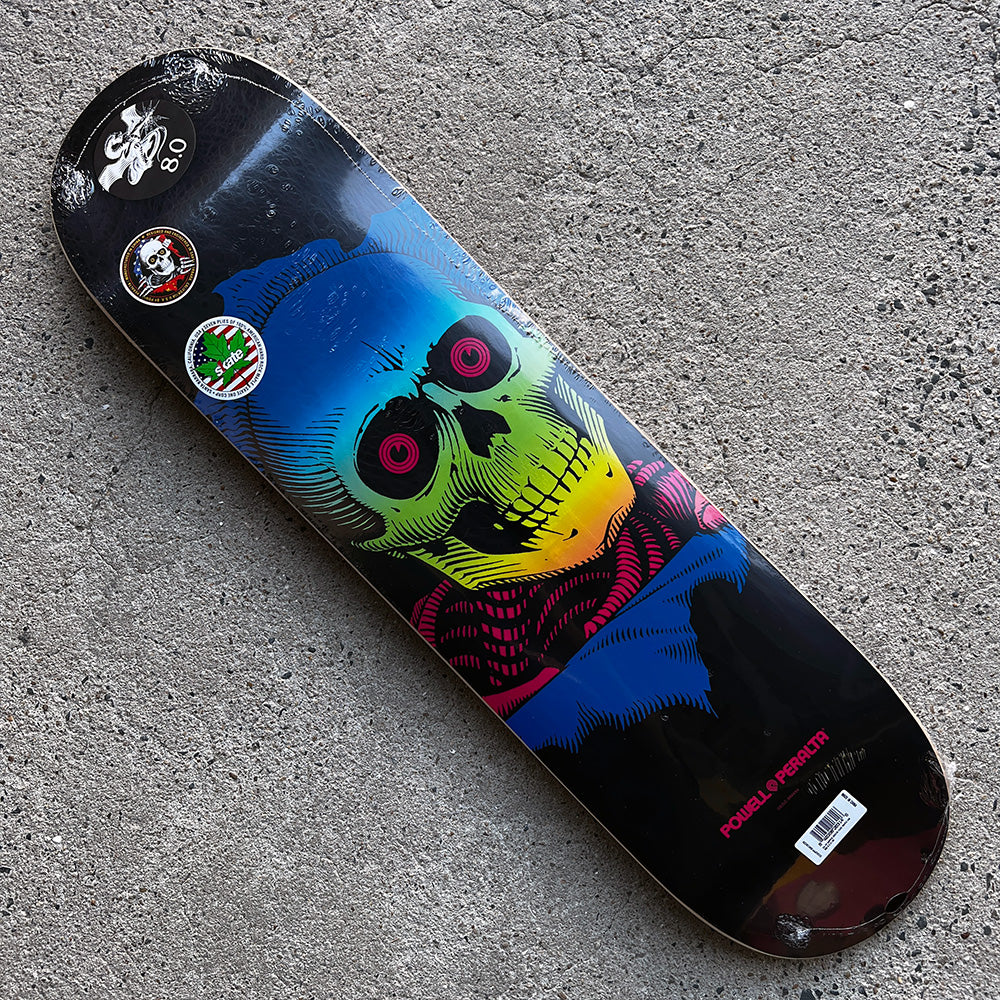 8.0in x 31.45in RIPPER GREEN/BLUE FADE SKATEBOARD DECK SHAPE 242