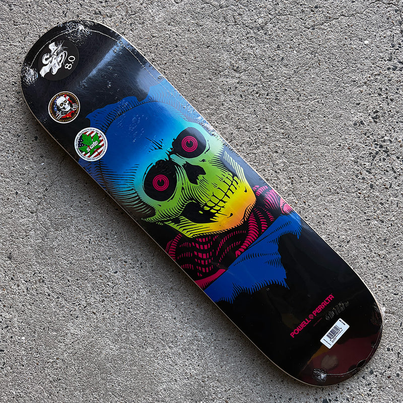 8.0in x 31.45in RIPPER GREEN/BLUE FADE SKATEBOARD DECK SHAPE 242