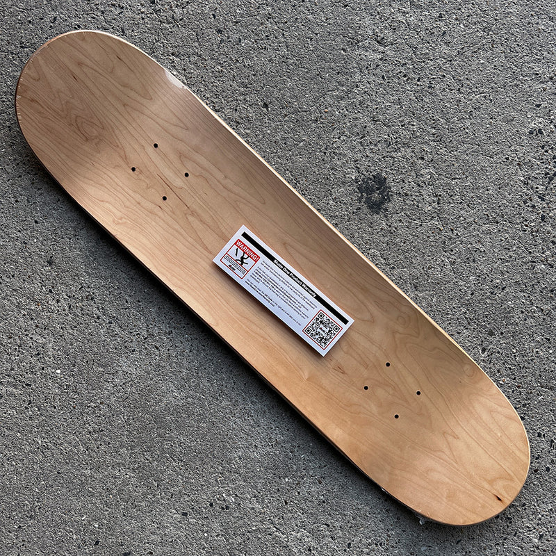 8.0in x 31.45in RIPPER GREEN/BLUE FADE SKATEBOARD DECK SHAPE 242