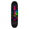 8.25in x 31.95in SKULL & SWORD GREEN/BLUE FADE DECK SHAPE 243