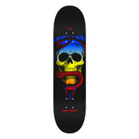 8.0in x 31.45in MCGILL SKULL & SNAKE YELLOW FADE SKATEBAORD DECK SHAPE 247