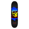 8.5in x 32.08in RIPPER YELLOW FADE SKATEBOARD DECK SHAPE 249