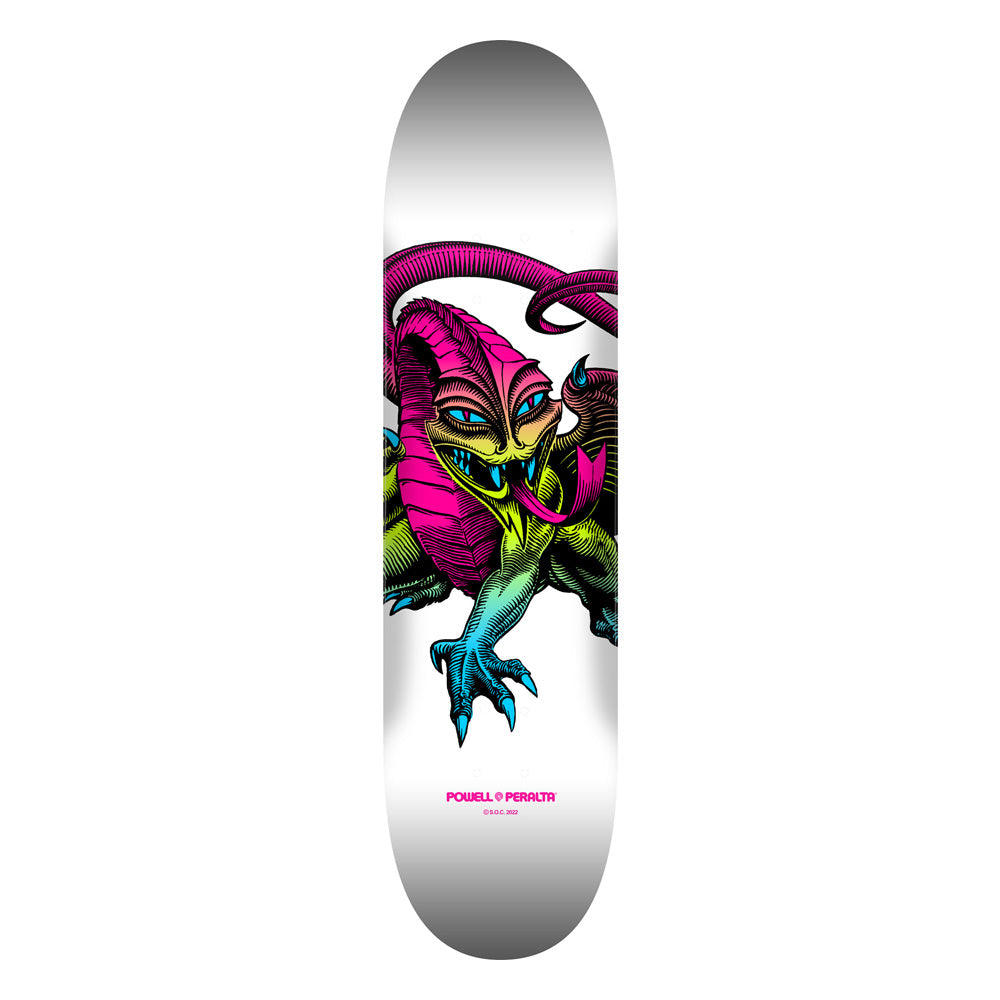 8.25in x 31.95in CAB DRAGON LIME FADE SKATEBOARD DECK SHAPE 243