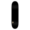 7.5in x 28.65in DETONATOR "15" SOLID BLACK SKATEBOARD DECK SHAPE 191