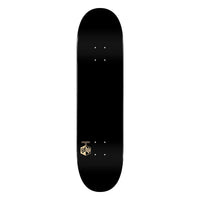 7.5in x 28.65in DETONATOR "15" SOLID BLACK SKATEBOARD DECK SHAPE 191