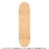 7.5in x 28.65in DETONATOR "15" SOLID BLACK SKATEBOARD DECK SHAPE 191