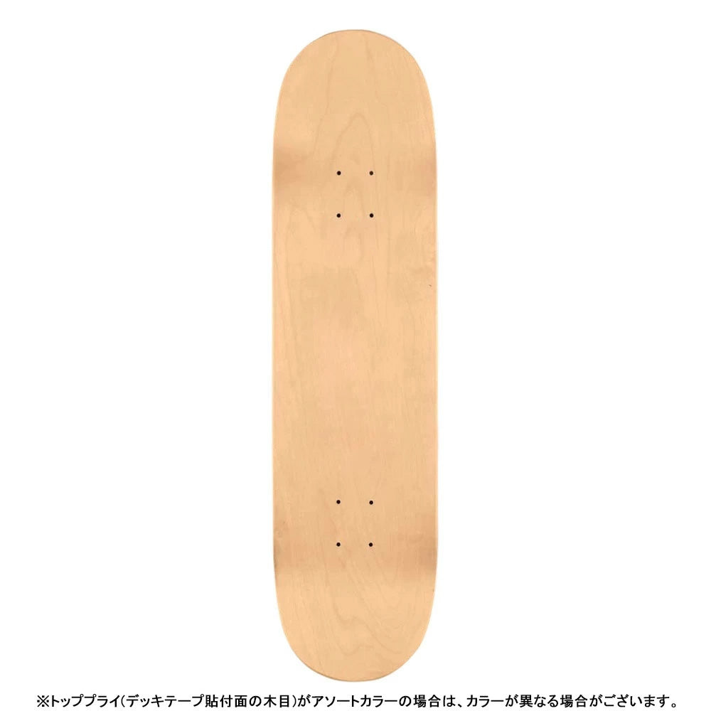 7.5in x 28.65in DETONATOR "15" SOLID BLACK SKATEBOARD DECK SHAPE 191