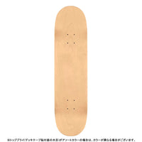 7.5in x 28.65in DETONATOR "15" SOLID BLACK SKATEBOARD DECK SHAPE 191