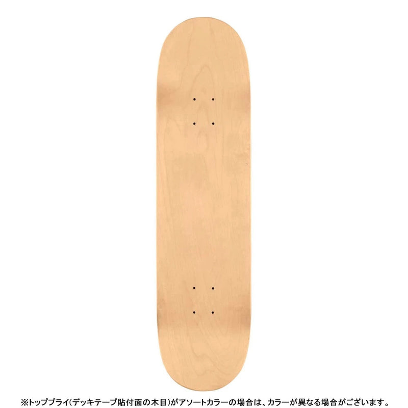 7.5in x 28.65in DETONATOR "15" SOLID BLACK SKATEBOARD DECK SHAPE 191