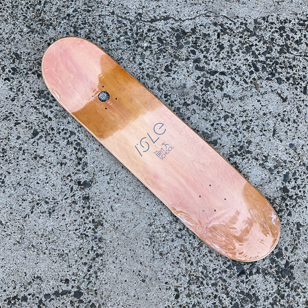 8.0in x 31.7in THE BRIT SCHOOL SKATEBOARD DECK