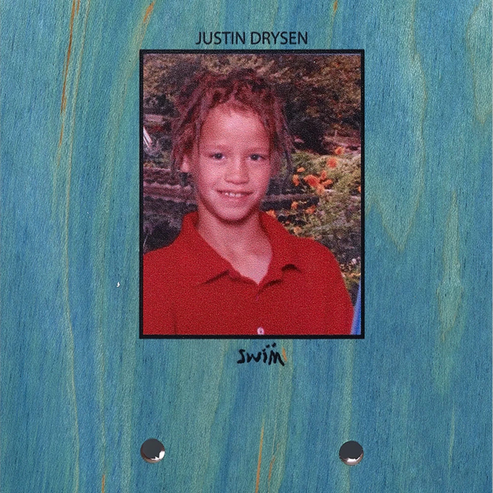 8.25in x 32.0in JUSTIN DRYSEN SKATEBOARD DECK