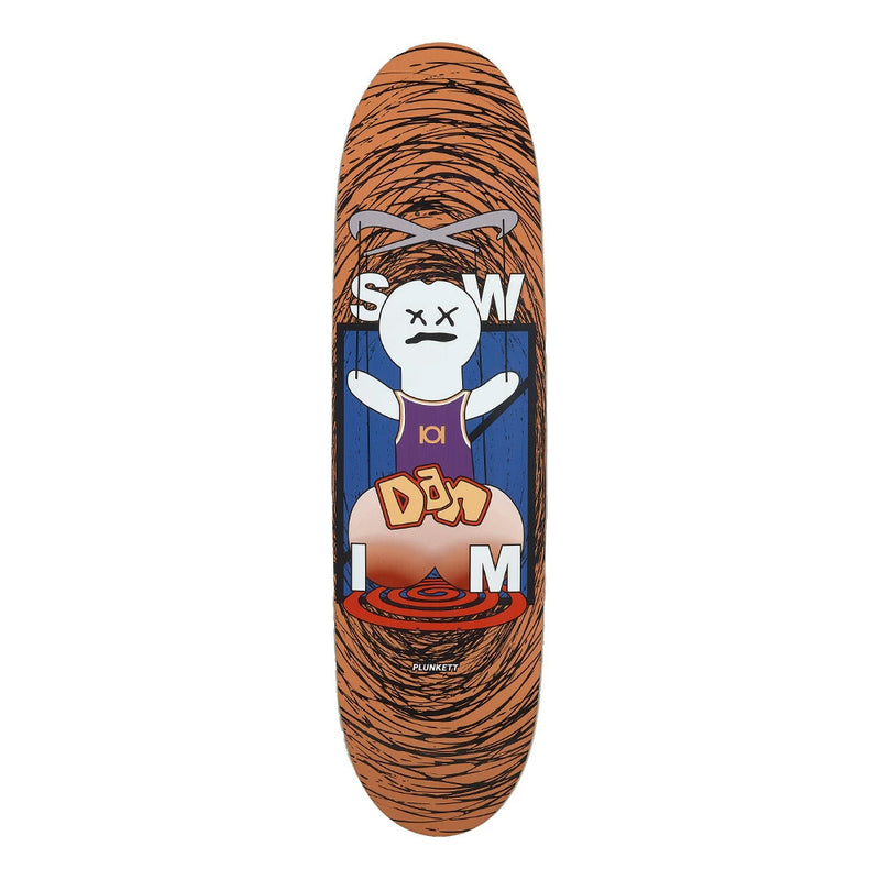 8.5in x 31.8in PLUNKETT ULTIMATE KOSTON RE-ISSUE SKATEBOARD DECK