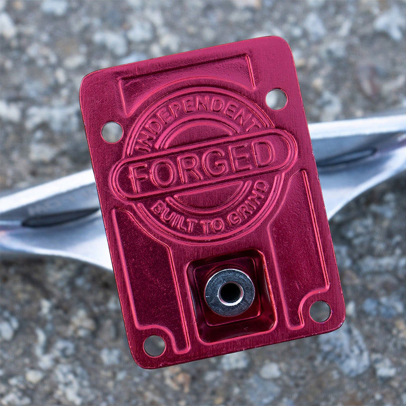 149 STAGE 11 FORGED HOLLOW BTG SUMMIT SILVER ANO RED SKATEBOARD TRUCKS