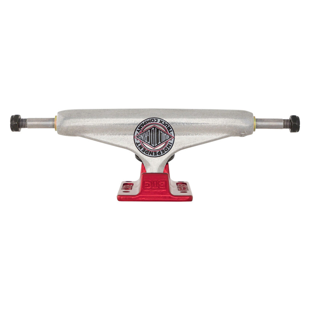 144 STAGE 11 FORGED HOLLOW BTG SUMMIT SILVER ANO RED SKATEBOARD TRUCKS