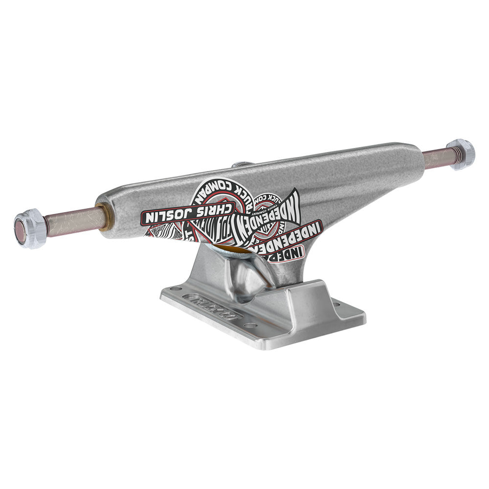 144 FORGED TITANIUM JOSLIN STICKER SLAP POLISHED SILVER STANDARD TRUCKS（Stage11）