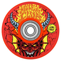 66mm STRANGER THINGS HELLFIRE CLUB LIGHT UPS OG SLIME 78A SKATEBOARD WHEELS