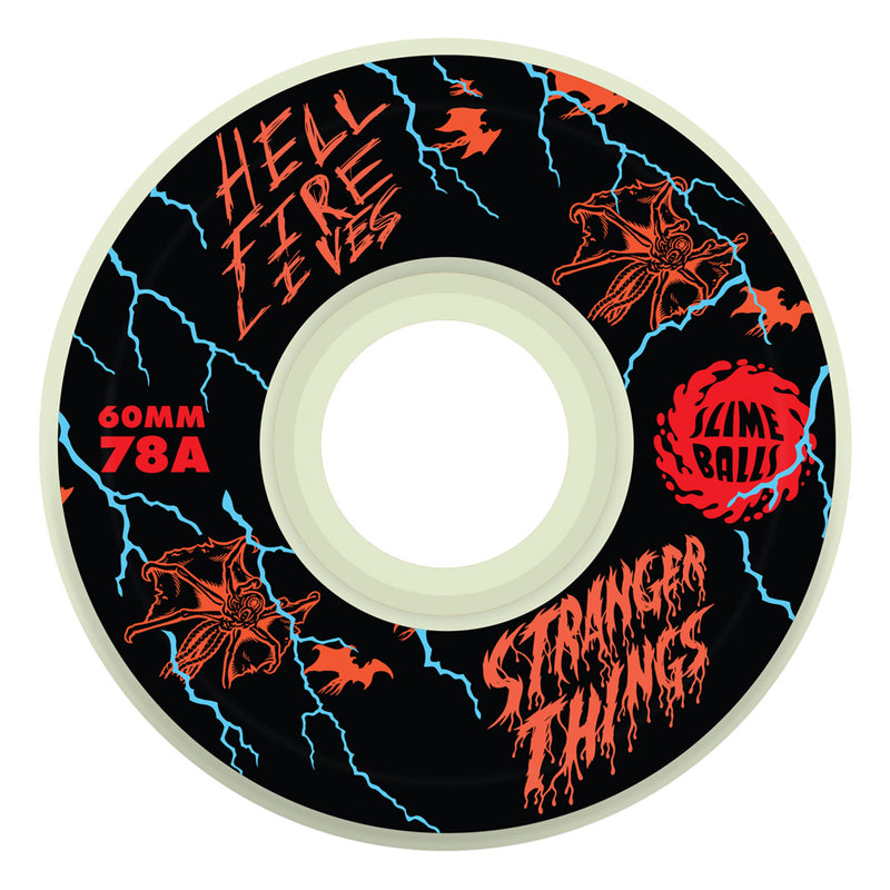 60mm STRANGER MEEK SLASHER EDDIE OG SLIME GITD 78A SKATEBOARD WHEELS