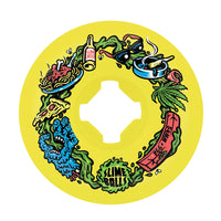 54mm SCARF BALLS VOMIT MINI YELLOW 99A SKATEBOARD WHEELS
