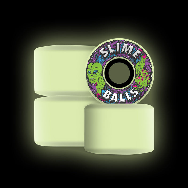 60mm ALIEN OG SLIME GITD 78A SKATEBOARD WHEELS