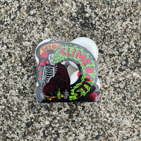54mm EMMANUEL GUZMAN GUEST VOMIT MINI WHITE 97A SKATEBOARD WHEELS
