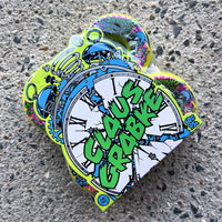 60mm CLAUS GRABKE REISSUE VOMITS NEON GREEN 95A SKATEBOARD WHEELS