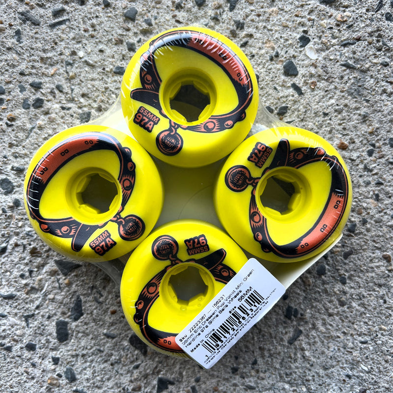 55mm ERIC DRESSEN PUP HARDLINE 97A SKATEBOARD WHEELS GREEN