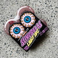 66mm LIGHT UPS PINK EYES 78A SKATEBOARD WHEELS